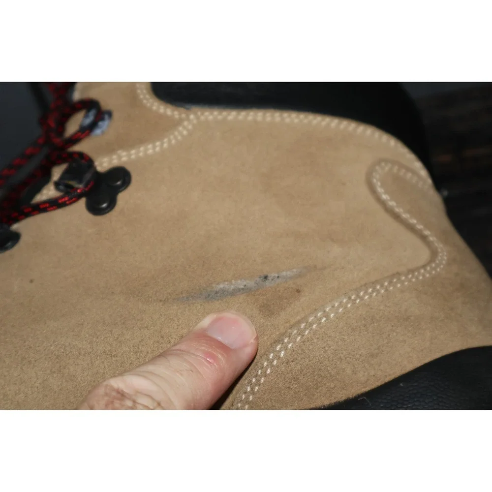 The North Face Hiking Boots Icepick Men 11.5 Tan Waterproof Suede Made In Italy